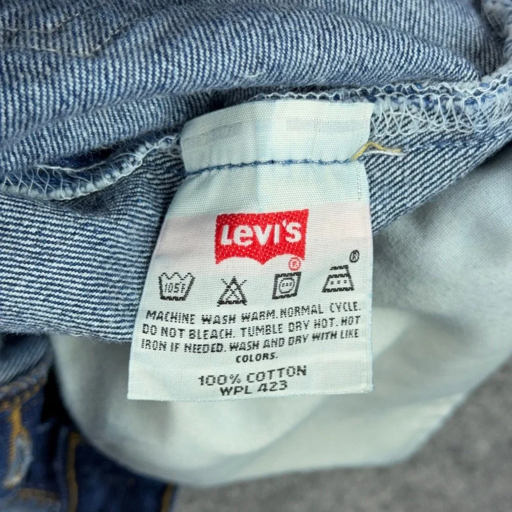 VTG Levi's 501 Jeans Mens 38x32 Blue Original Fit Straight Leg Cotton Denim Y2K